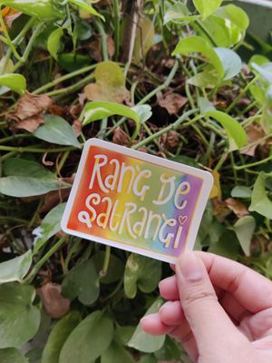 Rang De Satrangi sticker